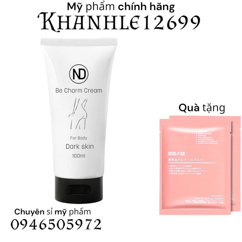 Kem Hỗ Trợ Làm Mờ Thâm Be Charm Cream Kem Giảm Thâm Mông Nách Đầu Gối