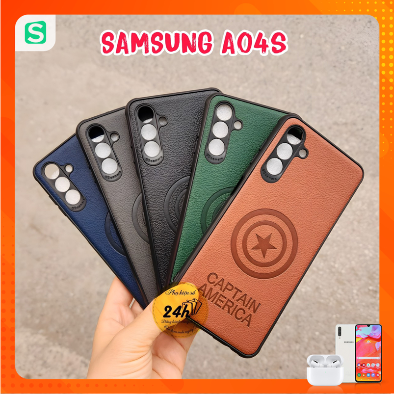 Ốp Lưng Samsung A04 M13 5G A04S A13 5G dẻo giả da in Họa tiết logo ốp A04 M13 5G A04S A13 5G