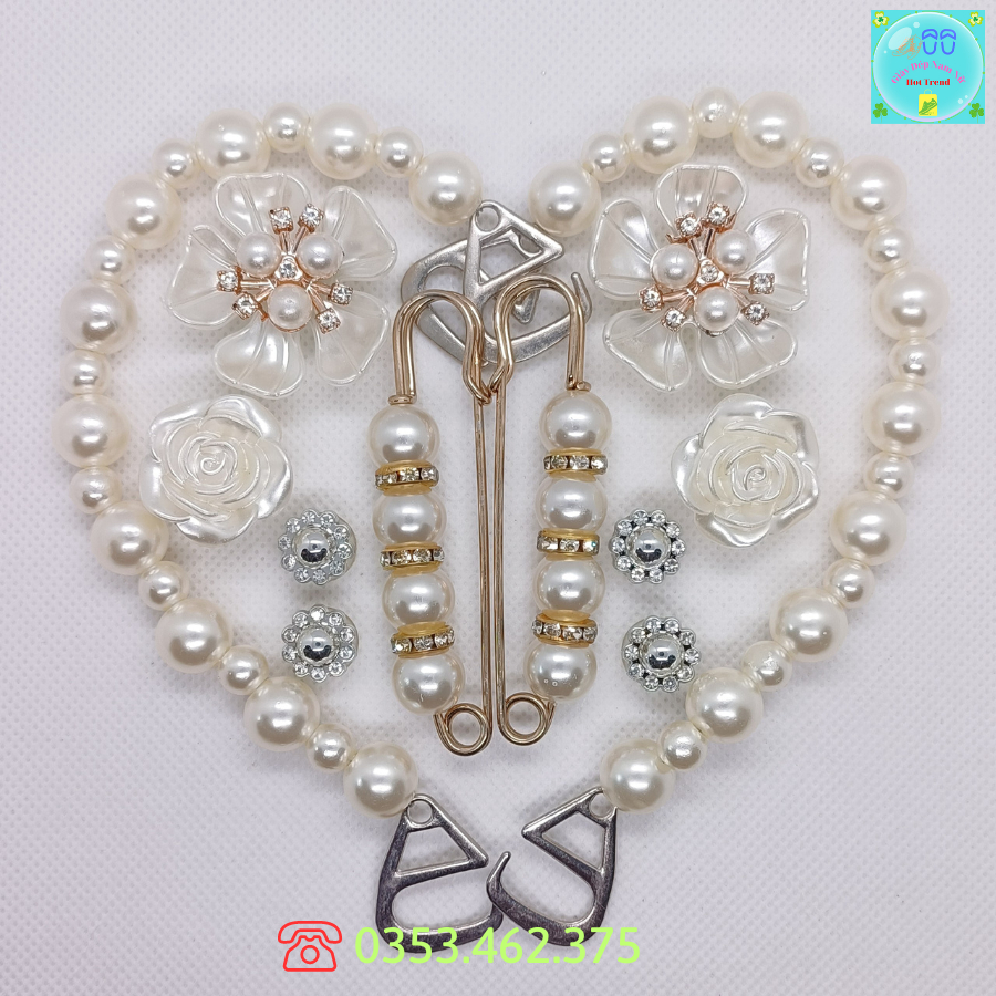 Bộ Sticker Gấu Teddy Trắng Trang Trí Dép Cross Sticker, Jibbitz, Charm 3D Trang Trí Dép Sục, Gắn Dép Cross Sẵn Nút Gắn