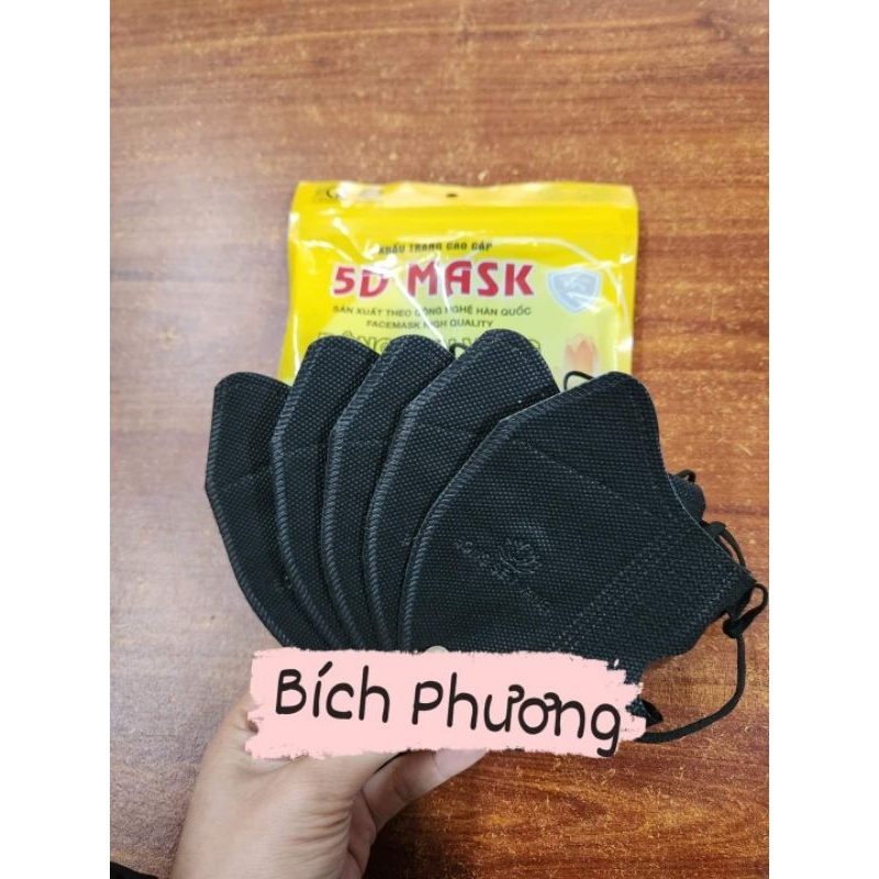 Thùng 100c Khẩu trang 5D -  Khẩu trang 5D Bông Sen Vàng