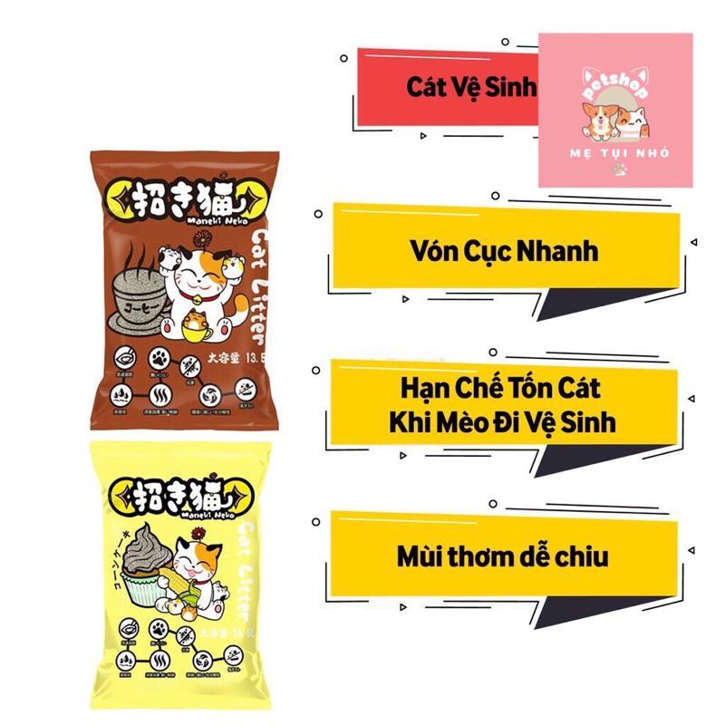 Cát vệ sinh mèo Maneki Neko 5 lít