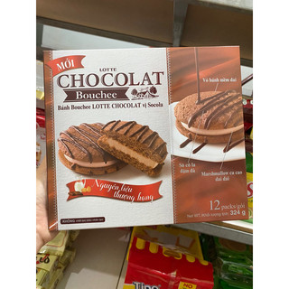 Bánh bouchee lotte chocolat vị socola 324g