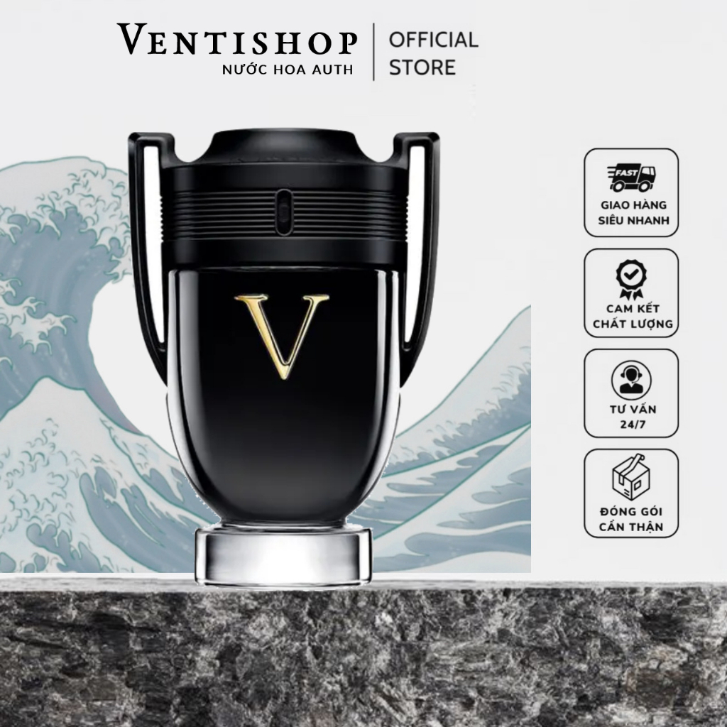 | 𝐕𝐄𝐍𝐓𝐈𝐒𝐇𝐎𝐏.𝟔𝟖 | Nước hoa nam PACO RABANNE INVICTUS VICTORY EDP Extreme 5ml/10ml/20ml