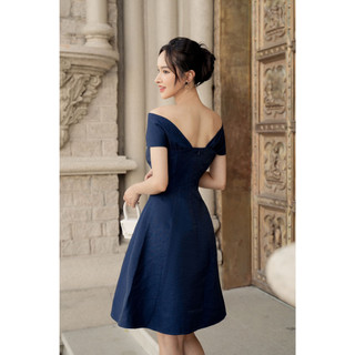 OLV - Đầm Belle Navy Dress