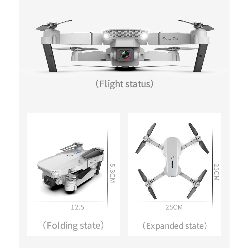 【Có 3 pin】Drone 4K HD Camera Kép Có Định Vị 1080P WiFi | BigBuy360 - bigbuy360.vn