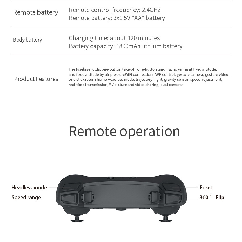 【Có 3 pin】Drone 4K HD Camera Kép Có Định Vị 1080P WiFi | BigBuy360 - bigbuy360.vn