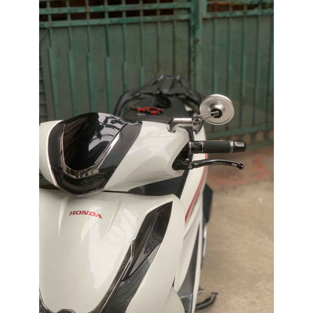 Kính Motogadget Tròn FUllBOX Hàng Siêu Cao Cấp Cho Vespa Honda Yamaha