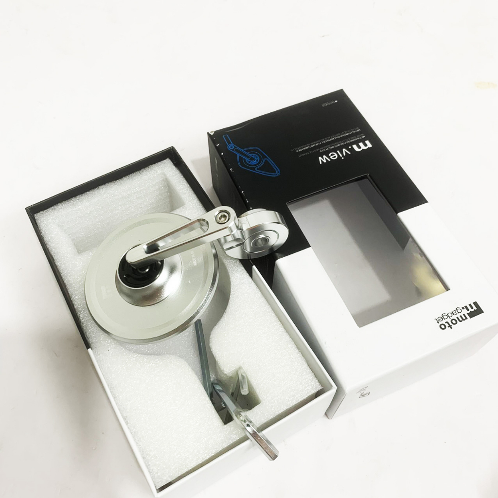 Kính Motogadget Tròn FUllBOX Hàng Siêu Cao Cấp Cho Vespa Honda Yamaha