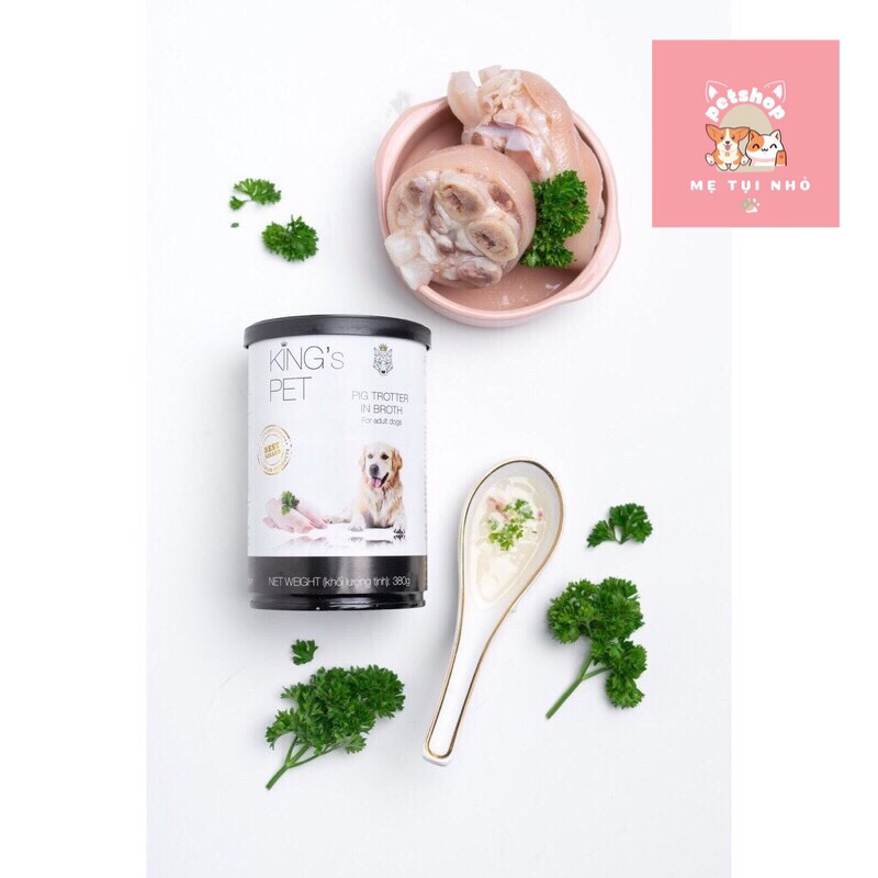 Pate Lon King's Pet Gà & Cá Cho Chó Mèo 380gr