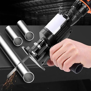 Bộ chuyển đổi máy khoan thành máy cưa điện cầm tay kèm 9 lưỡi cưa gỗ kim loại nhựa