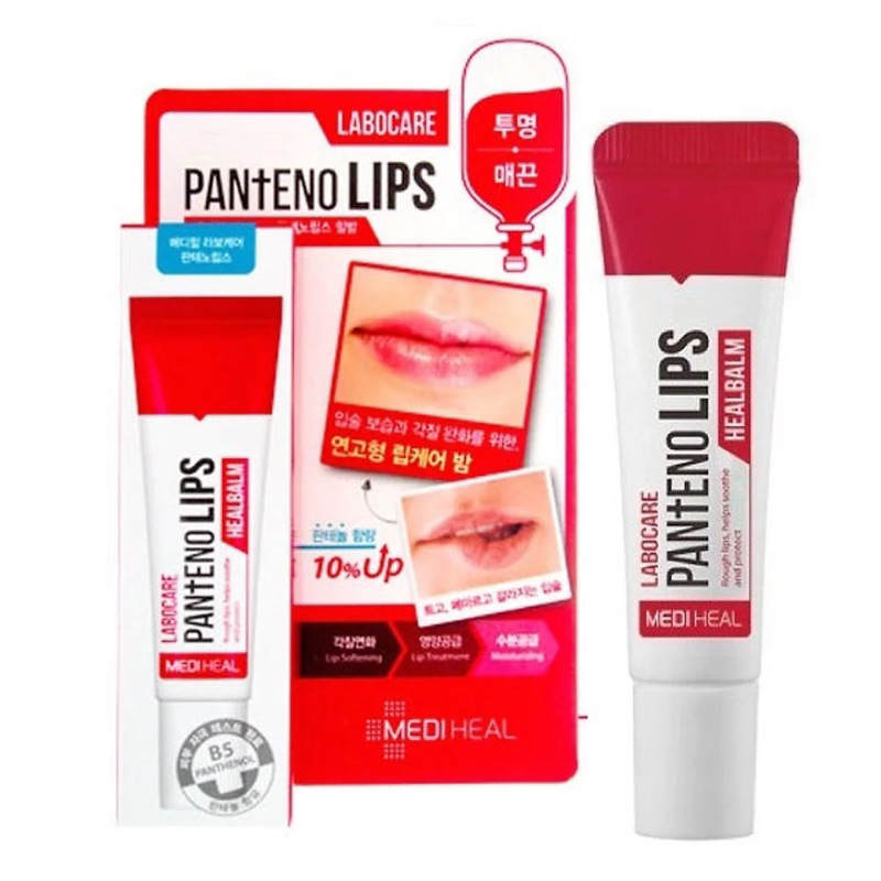 Son dưỡng giảm thâm môi Mediheal Labocare Panteno Lips Labo Care Xanh, Đỏ,