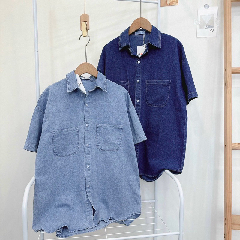 SƠ MI TAY NGẮN HAI MÀU