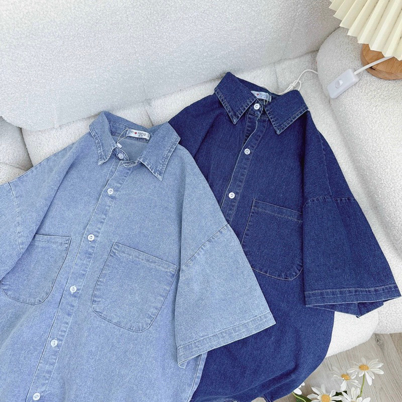 SƠ MI TAY NGẮN HAI MÀU