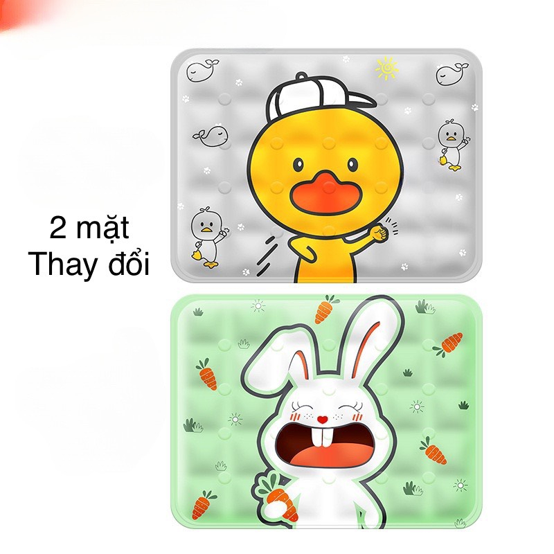 Thảm Làm Mát Cho Thú Cưng – Đệm Gel Lạnh Chống Nóng Cho Chó Mèo Dễ Làm Sạch