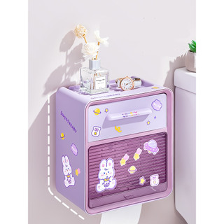 Hộp tủ đựng khăn giấy kèm sticker 2809