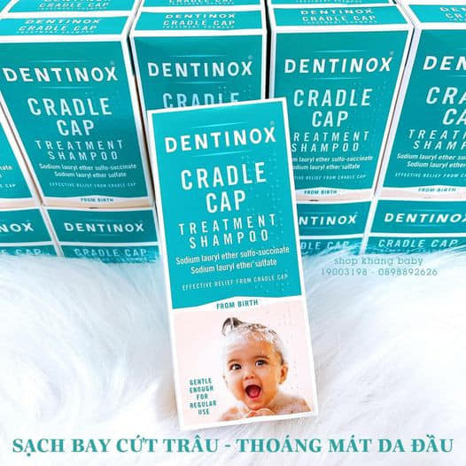 DẦU GỘI CHO BÉ SƠ SINH DENTINOX ANH