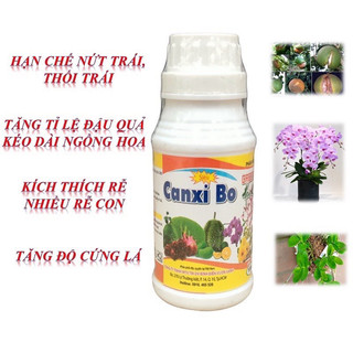 Phân Bón Lá Canxi Bo Giúp Giữ Bộ Nụ, Hạn Chế Rụng Nụ, Lớn Trái Nhanh, Chống Nứt Trái,chai 100ml