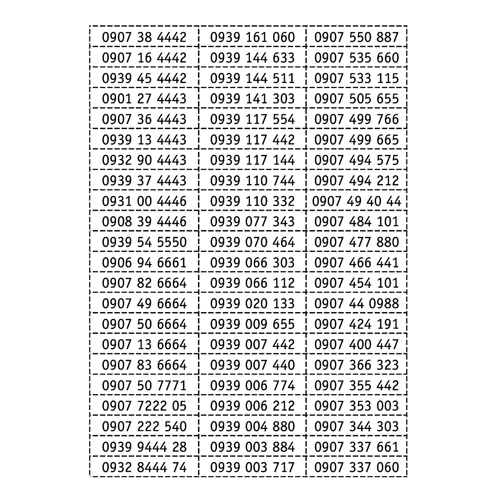 Sim đẹp trả trước mobifone đồng giá 850k