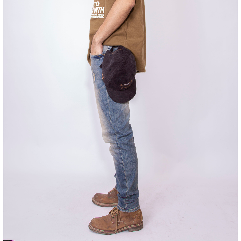 Mũ lưỡi trai nam nữ LAB+ COTTONLAB nón Camping trơn màu chất vải nhung mềm