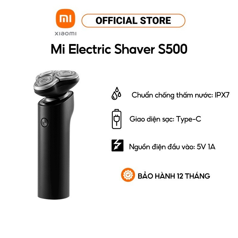 Máy cạo râu Xiaomi Smart Electric Shaver S500 - Hàng chính hãng