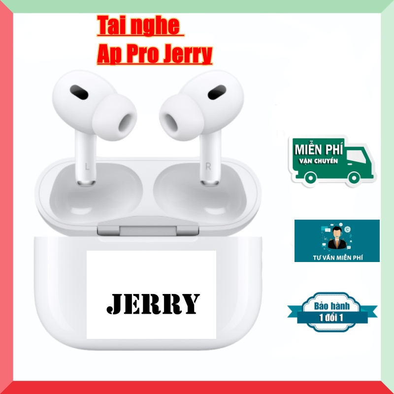 Tai nghe Bluetooh Ap Pro đầy đủ chức năng Định vị , Đổi tên ,Sạc không dây cảm biến ánh sáng tháo tai dừng nhạc