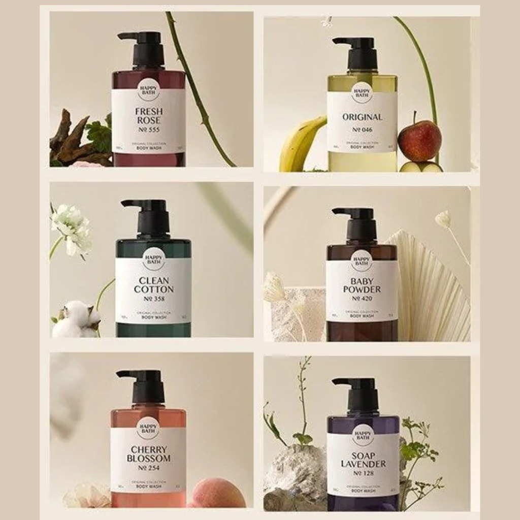 Sữa Tắm Happy Bath Cao Cấp Hương Nước Hoa Mẫu Mới Nhất 910g