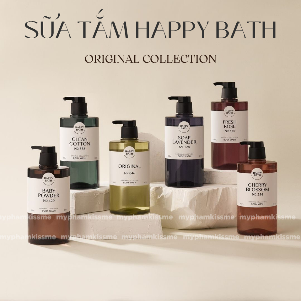 Sữa Tắm Happy Bath Cao Cấp Hương Nước Hoa Mẫu Mới Nhất 910g