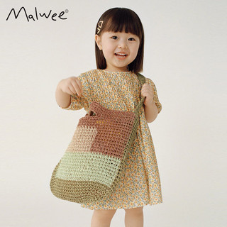 Váy bé gái cộc tay thun cotton mùa hè Malwee