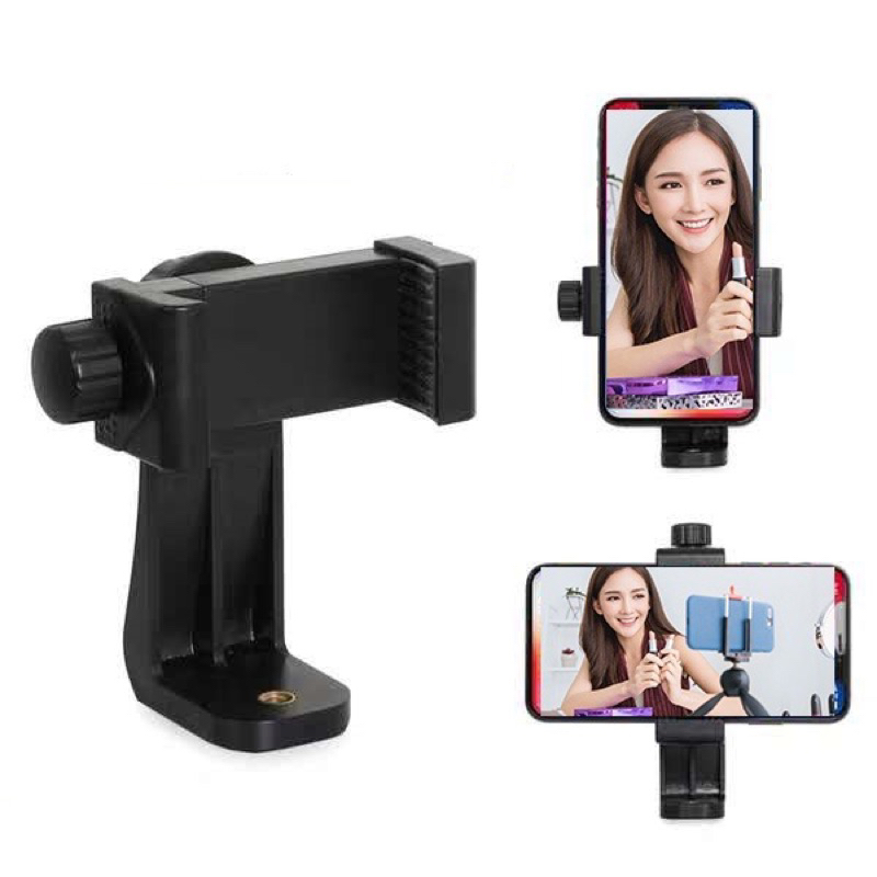 Đầu Kẹp Gắn Điện Thoại Xoay 360 Độ Tripod Đa Năng