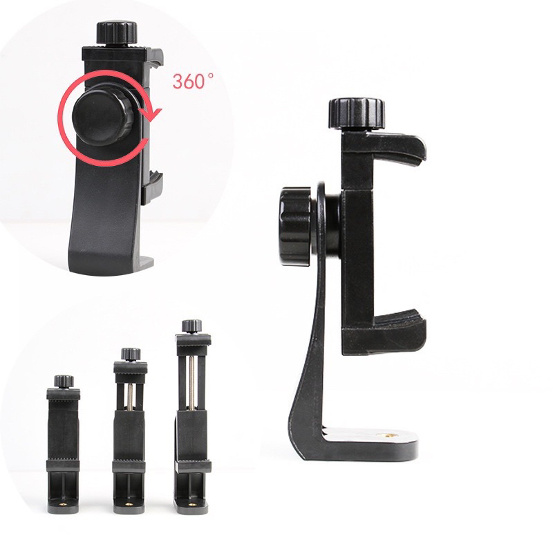Đầu Kẹp Gắn Điện Thoại Xoay 360 Độ Tripod Đa Năng