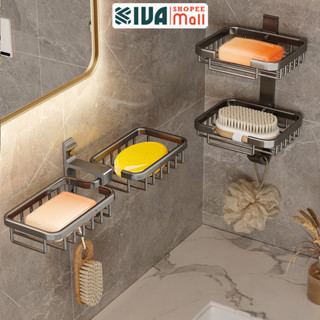 Khay Đựng Xà Phòng KIVA Chất Liệu Nhôm Hàng Không, Lắp Đặt Không Cần Khoan, Bảo Hành 10 Năm.