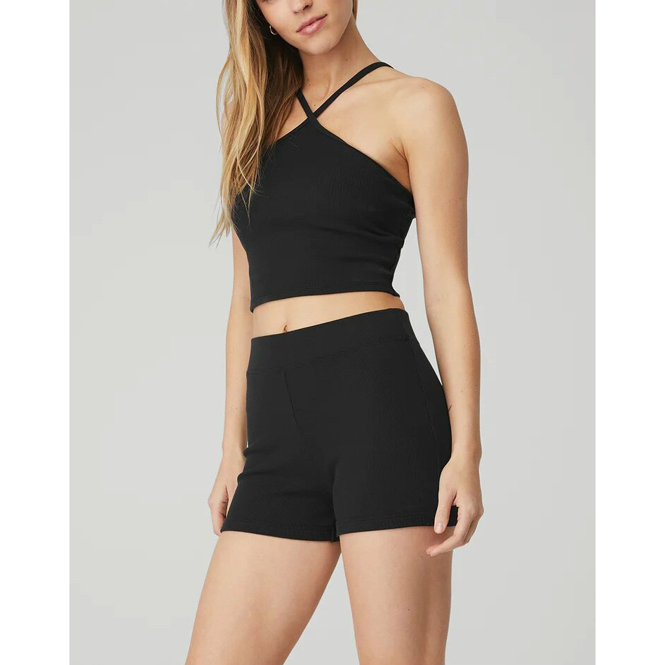 Áo Bra Quây Tăm Cổ Yếm 2 dây Buộc Không Đệm Ôm body B05