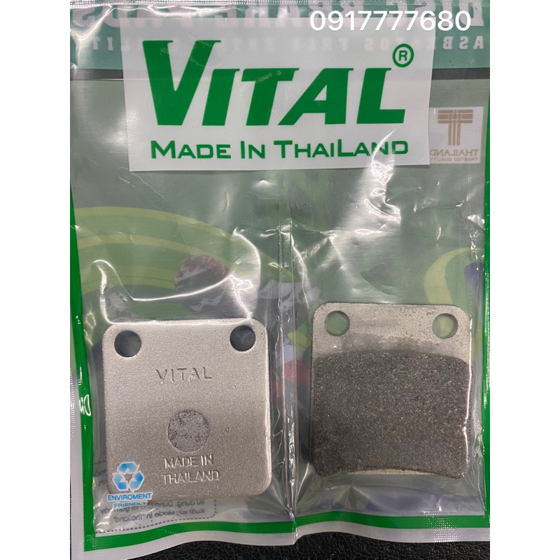 Bố Thắng Trước & Sau xe cào cào Kawasaki KLX150 / KLX250 Date 2018-2020 VITAL MADE IN THAILAND