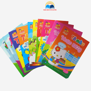 Sách - Tập Tô Màu 15 Trang Nhiều Chủ Đề Cho Bé
