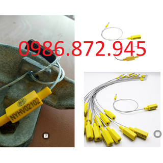1 chiếc seal cáp chốt cắm niêm phong xe tải in seri liên tục