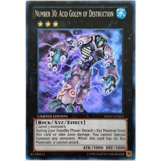 Number 30: acid golem of destruction |en| super rare