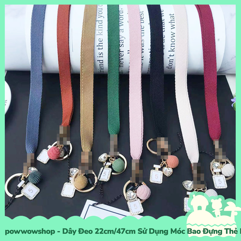 [Sẵn VN - Hỏa Tốc] Dây Đeo 22cm/47cm Sử Dụng Để Móc Vào Bao Đựng Thẻ Nhân Viên / Buộc Vào Điện Thoại Đơn Giản Nhiều Màu