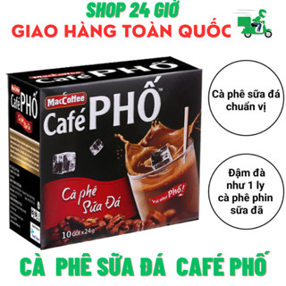 Cà phê sữa đá MacCoffee Café Phố