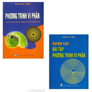 Sách - combo phương trình vi phân + tuyển tập phương trình vi phân