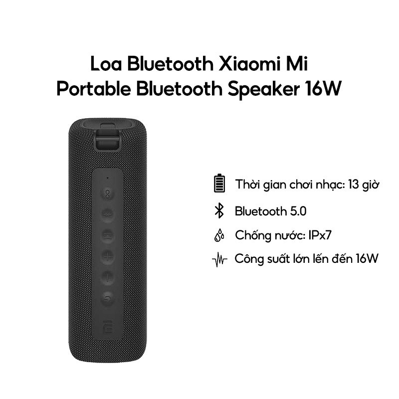 Loa Xiaomi Mi Portable Bluetooth Speaker 16W - Hàng Chính Hãng