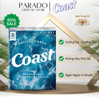 Xà bông cục coast nguyên lốc 8 cục 907gr của mỹ