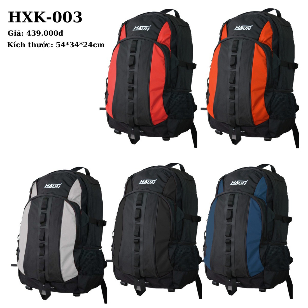 Balo Du Lịch Hàng Xuất Khẩu Laptop 17.3 inch HASUN HXK 003 - tại Balonation.vn