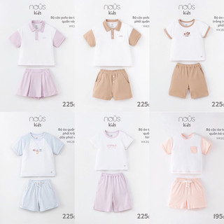 Nous cài vai cộc petit kids 2023