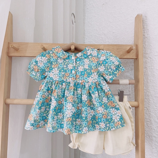 Bộ đồ bé gái xinh xỉu áo baby doll chất thô mát