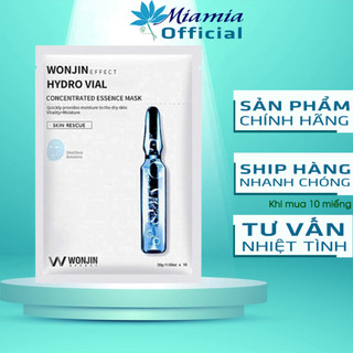 Mặt Nạ Wonjin Hydro Vial [MIẾNG LẺ] Concentrated Essence Mask 30ml Cấp Ẩm Sâu Dưỡng Da Mềm Mịn