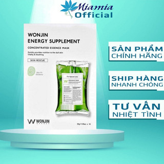 Mặt Nạ Wonjin Energy Supplement [MIẾNG LẺ] Concentrated Essence Mask 30ml Phục Hồi Trẻ Hóa Tái Tạo Da