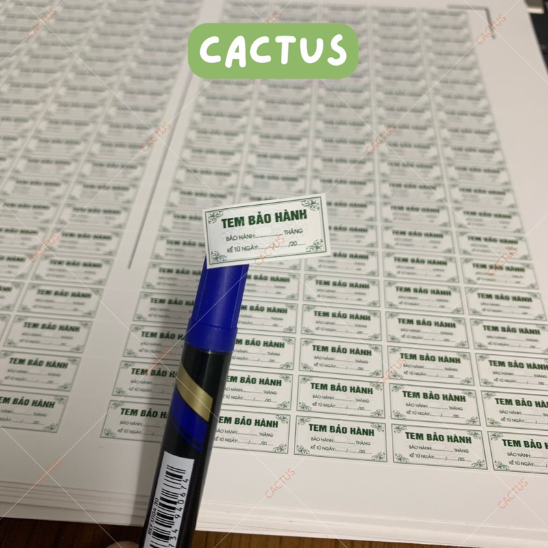 Combo 200 Tem Vỡ , Tem Bảo Hành, Tem Chống Hàng Giả, Tem Chính Hãng