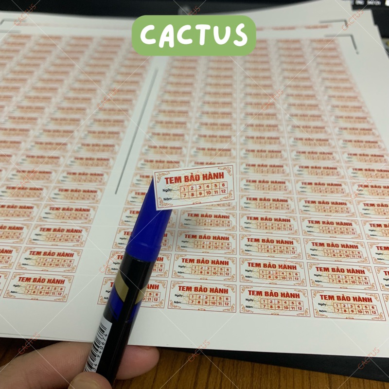 Combo 200 Tem Vỡ , Tem Bảo Hành, Tem Chống Hàng Giả, Tem Chính Hãng