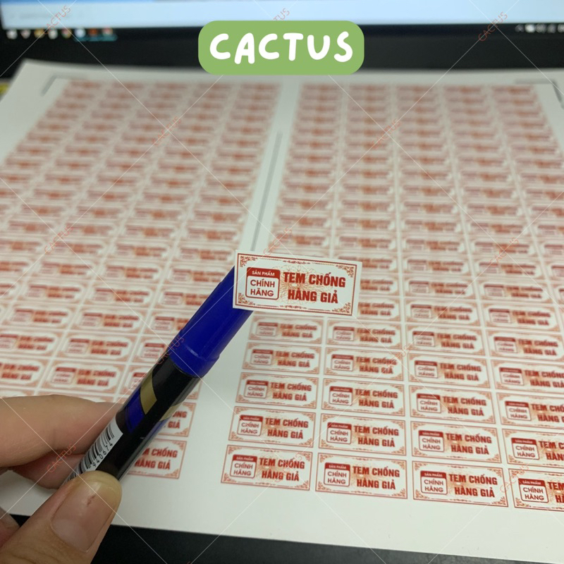 Combo 200 Tem Vỡ , Tem Bảo Hành, Tem Chống Hàng Giả, Tem Chính Hãng