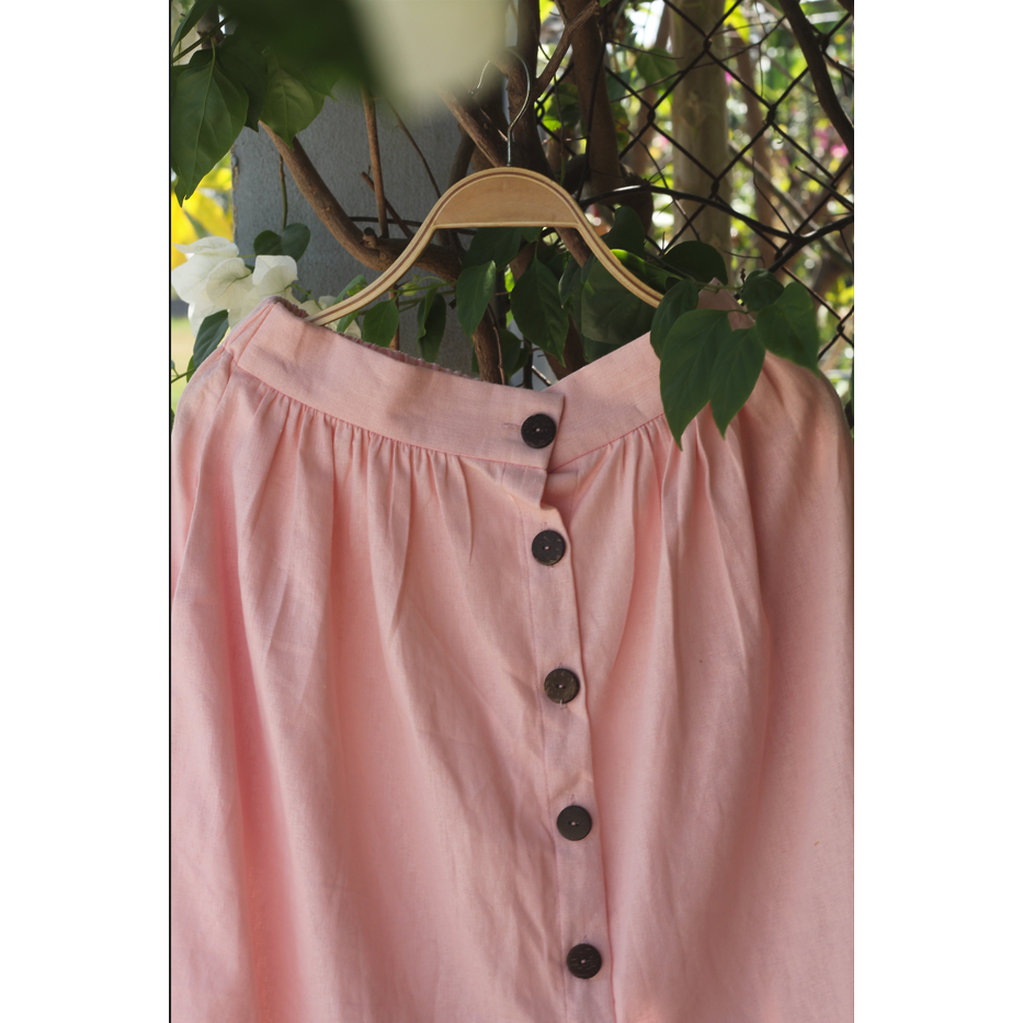 Set váy linen sát nách mùa hè - Mé Hè